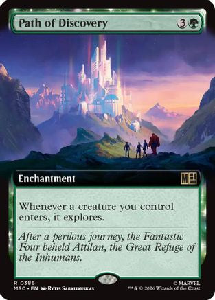 Path of Discovery (Extended Art) (MSC-386) - Commander: Marvel Super Heroes