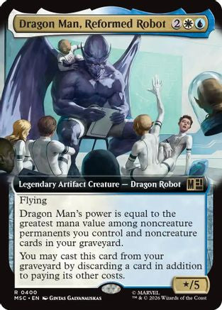 Dragon Man, Reformed Robot (Extended Art) (MSC-400) - Commander: Marvel Super Heroes