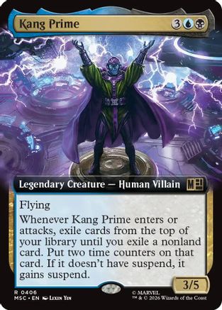 Kang Prime (Extended Art) (MSC-406) - Commander: Marvel Super Heroes Foil