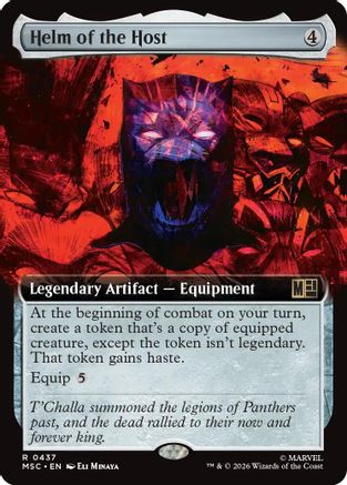 Helm of the Host (Extended Art) (MSC-437) - Commander: Marvel Super Heroes