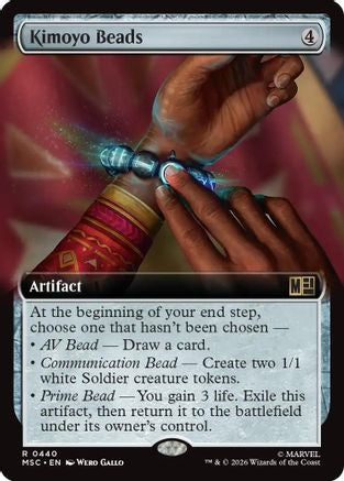 Kimoyo Beads (Extended Art) (MSC-440) - Commander: Marvel Super Heroes Foil