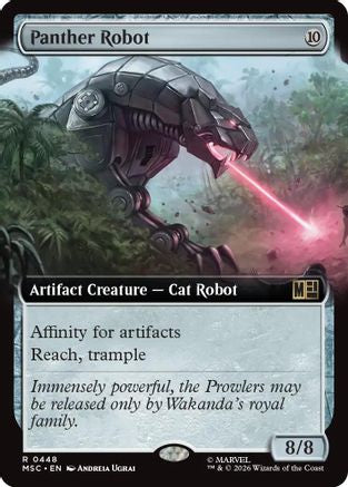 Panther Robot (Extended Art) (MSC-448) - Commander: Marvel Super Heroes