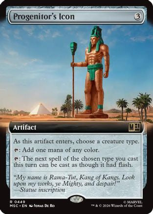 Progenitor's Icon (Extended Art) (MSC-449) - Commander: Marvel Super Heroes
