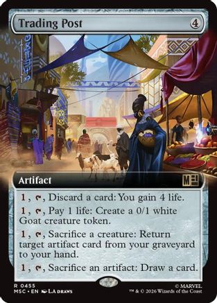 Trading Post (Extended Art) (MSC-455) - Commander: Marvel Super Heroes
