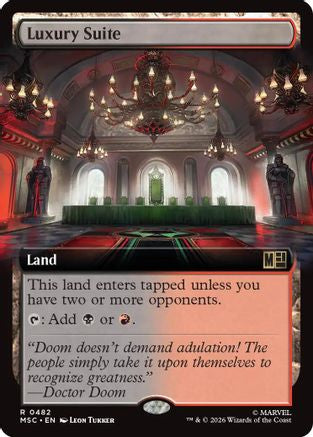 Luxury Suite (Extended Art) (MSC-482) - Commander: Marvel Super Heroes Foil