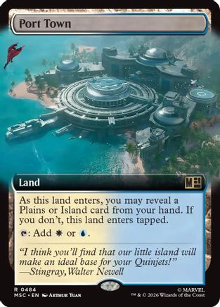 Port Town (Extended Art) (MSC-484) - Commander: Marvel Super Heroes