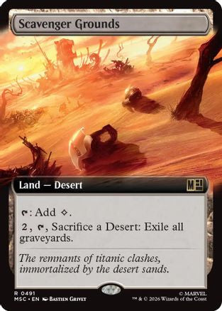 Scavenger Grounds (Extended Art) (MSC-491) - Commander: Marvel Super Heroes
