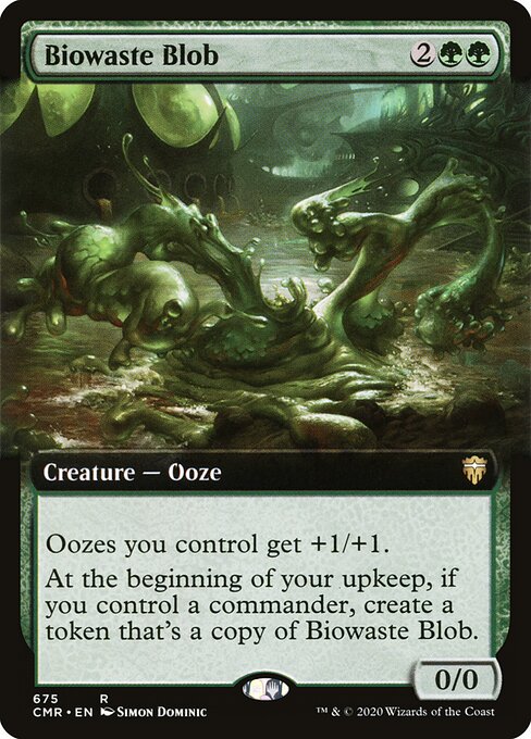 Biowaste Blob (Extended Art) (CMR 675) [Commander Legends]