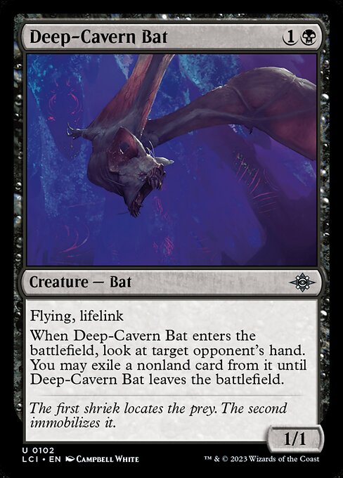 Deep-Cavern Bat (LCI 102) [The Lost Caverns of Ixalan]