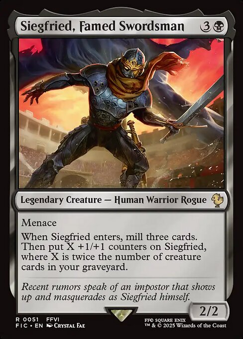 Siegfried, Famed Swordsman (FIC 51) [Final Fantasy Commander]