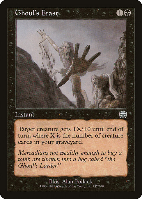 Ghoul's Feast (MMQ 137) [Mercadian Masques]