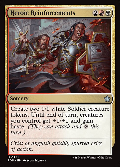 Heroic Reinforcements (FDN 241) [Foundations]