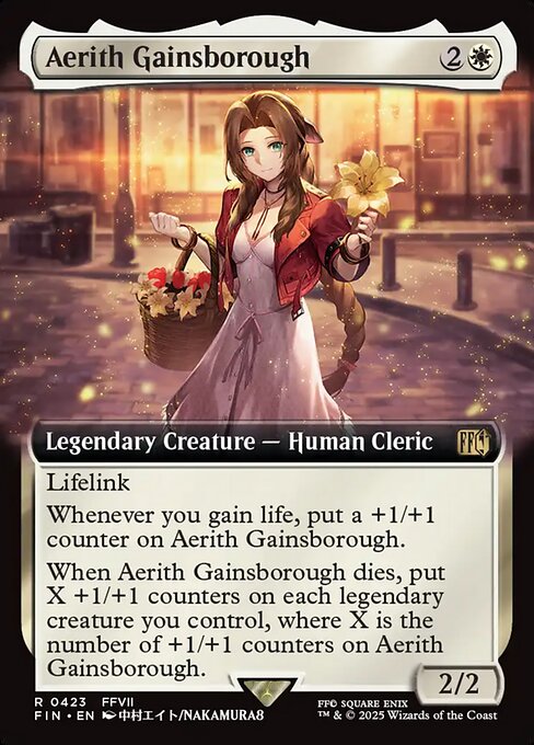 Aerith Gainsborough (Extended Art) (FIN 423) [Final Fantasy]