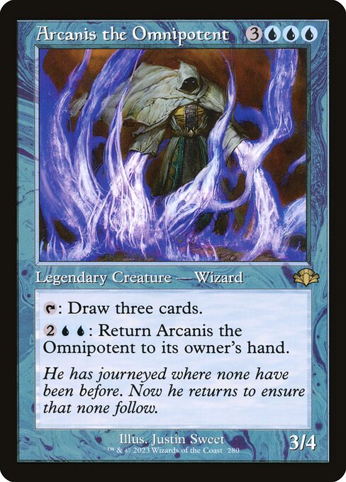 Arcanis the Omnipotent (Retro Frame) (DMR 280) [Dominaria Remastered]
