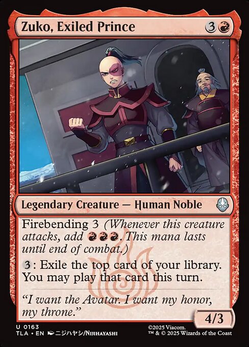 Zuko, Exiled Prince (TLA 163) [Avatar: The Last Airbender]