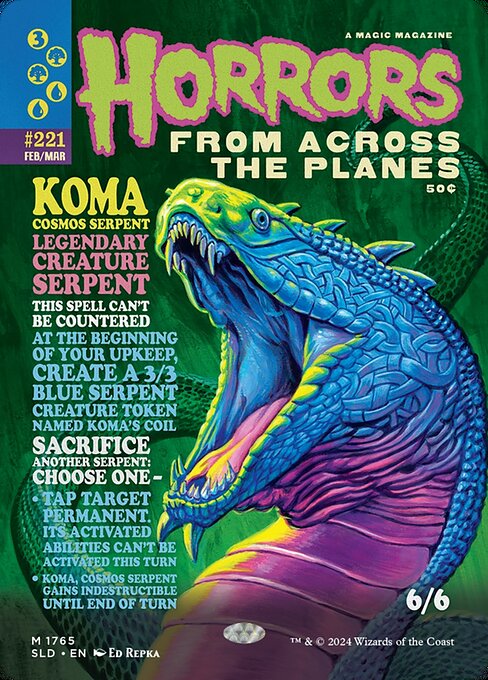 Koma, Cosmos Serpent (SLD 1765) [Secret Lair Drop]