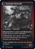 Fearful Villager // Fearsome Werewolf [Innistrad: Double Feature]