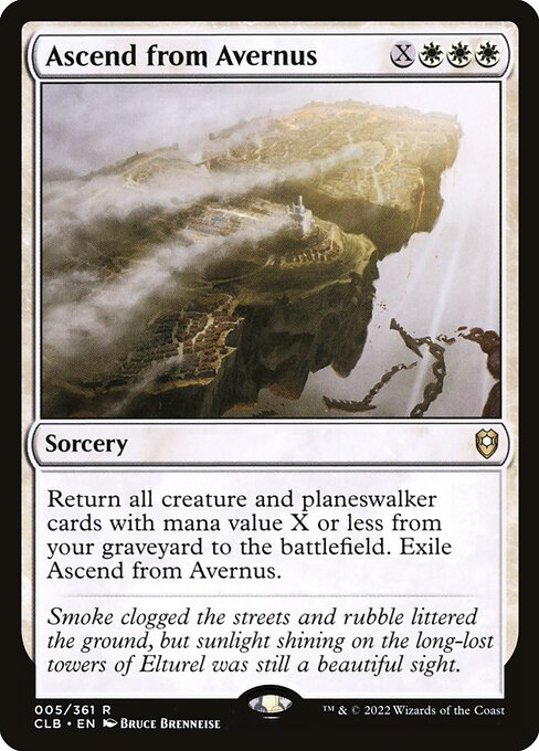Ascend from Avernus (CLB 5) [Commander Legends: Battle for Baldur's Gate]