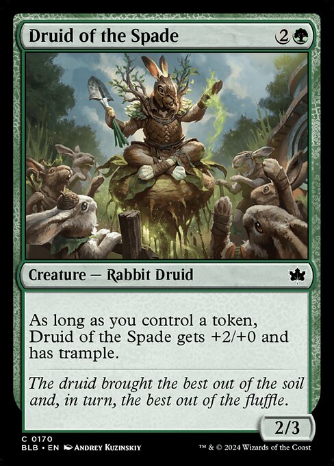 Druid of the Spade (BLB 170) [Bloomburrow]