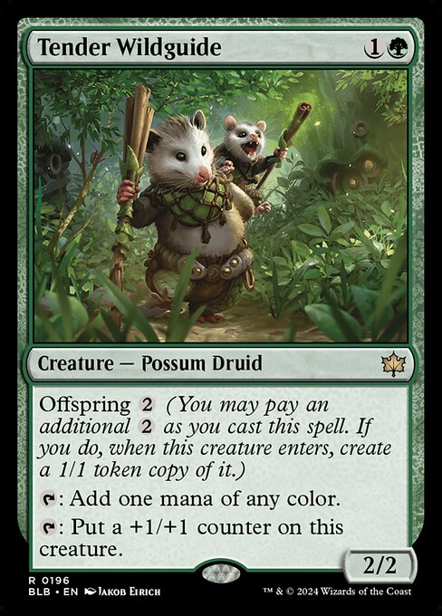 Tender Wildguide (BLB 196) [Bloomburrow]