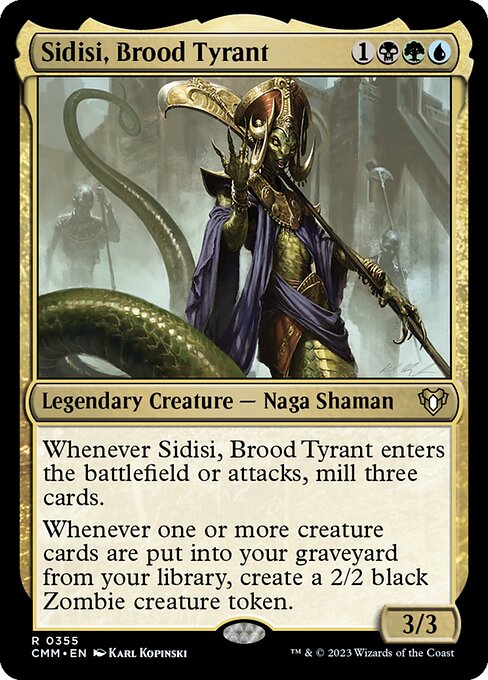 Sidisi, Brood Tyrant (CMM 355) [Commander Masters]