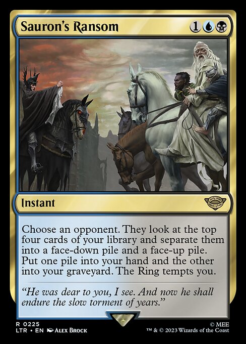 Sauron's Ransom (LTR 225) [The Lord of the Rings: Tales of Middle-earth]