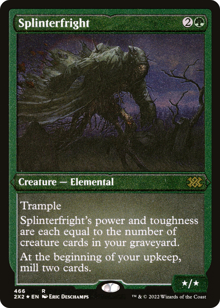 Splinterfright (Foil Etched) [Double Masters 2022]