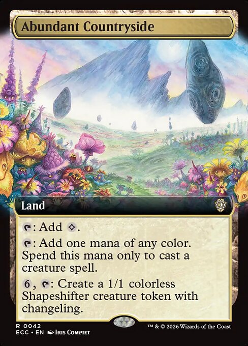 Abundant Countryside (ECC 42) [Lorwyn Eclipsed Commander]
