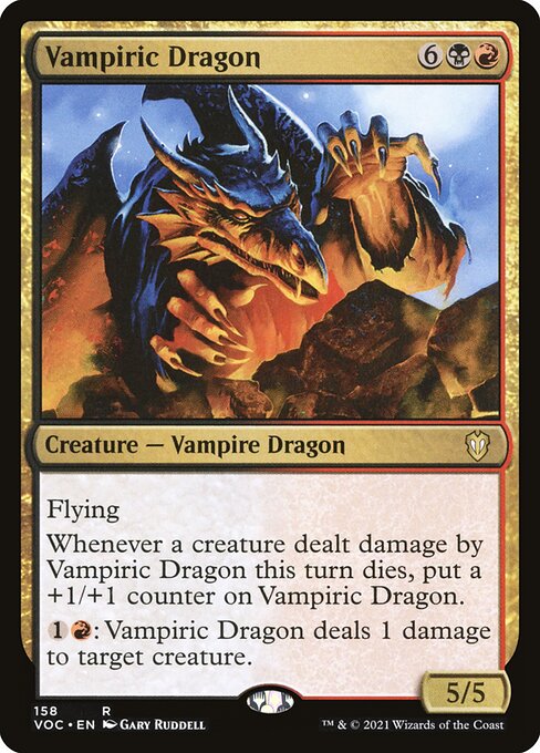Vampiric Dragon (VOC 158) [Crimson Vow Commander]