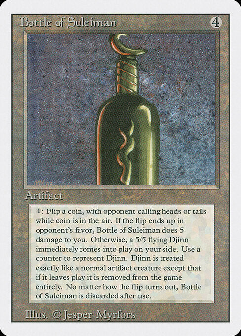 Bottle of Suleiman (3ED 237) [Revised Edition]