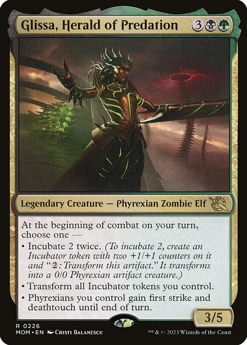 Glissa, Herald of Predation (MOM 226) [March of the Machine]
