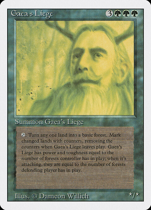 Gaea's Liege (3ED 198) [Revised Edition]