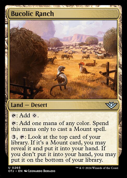 Bucolic Ranch (OTJ 265) [Outlaws of Thunder Junction]