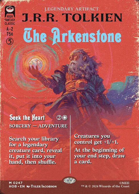 The Arkenstone // Seek the Heart (Borderless) (HOB 247) [The Hobbit]