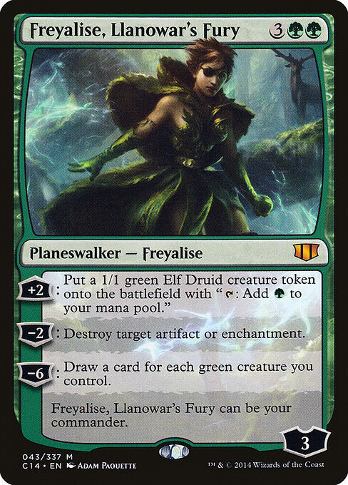 Freyalise, Llanowar's Fury (C14 43) [Commander 2014]