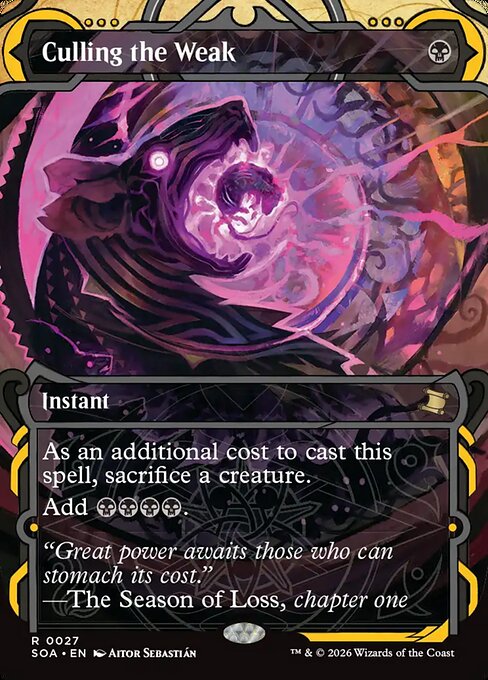 Culling the Weak (SOA 27) [Secrets of Strixhaven Mystical Archive]