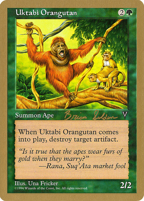 Uktabi Orangutan (WC98 bs123) [World Championship Decks 1998]