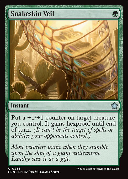 Snakeskin Veil (FDN 233) [Foundations]