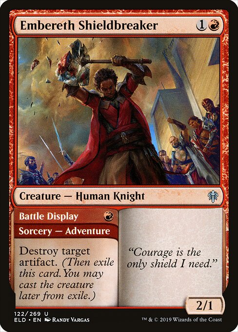 Embereth Shieldbreaker // Battle Display (ELD 122) [Throne of Eldraine]