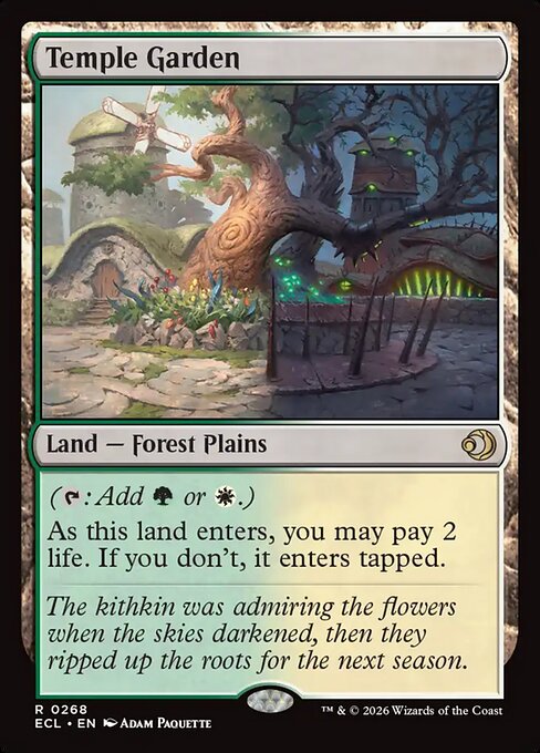 Temple Garden (ECL 268) [Lorwyn Eclipsed]