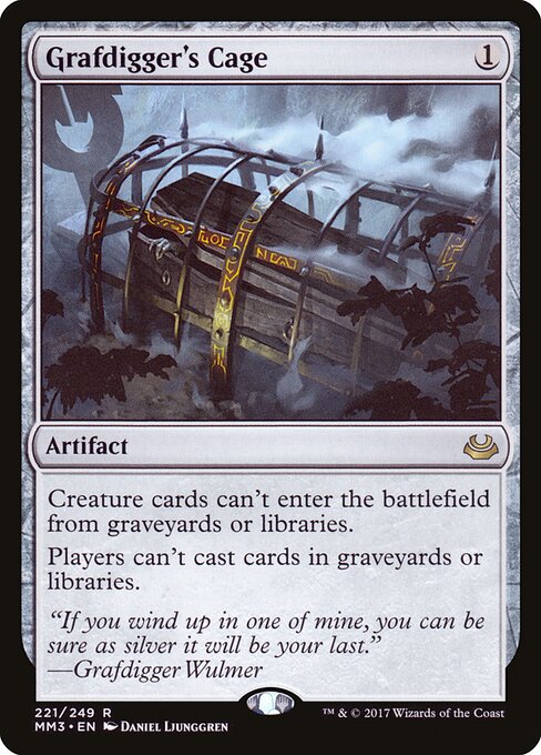 Grafdigger's Cage (MM3 221) [Modern Masters 2017]