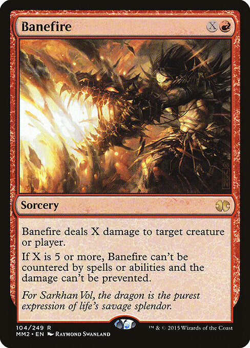 Banefire (MM2 104) [Modern Masters 2015]