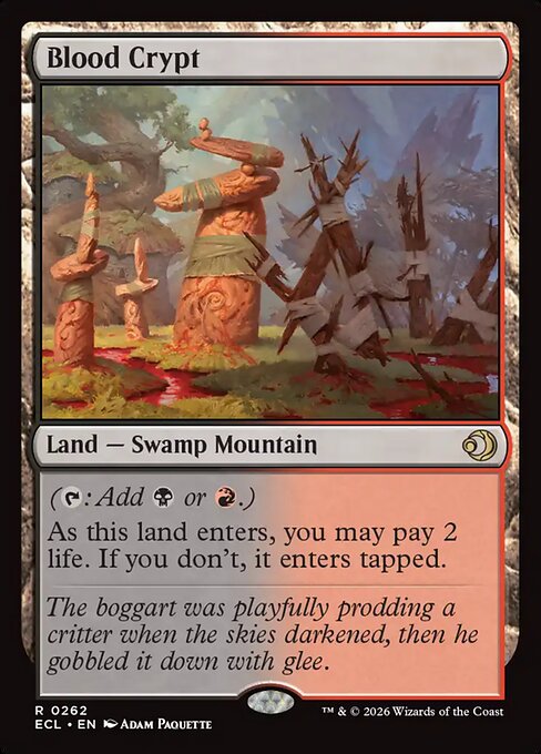 Blood Crypt (ECL 262) [Lorwyn Eclipsed]