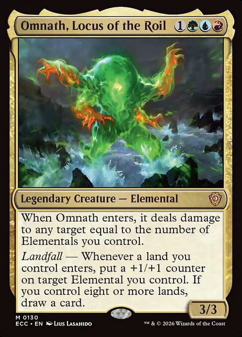 Omnath, Locus of the Roil (ECC 130) [Lorwyn Eclipsed Commander]