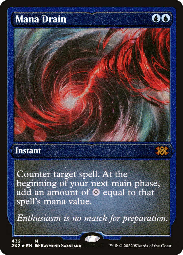 Mana Drain (Foil Etched) [Double Masters 2022]
