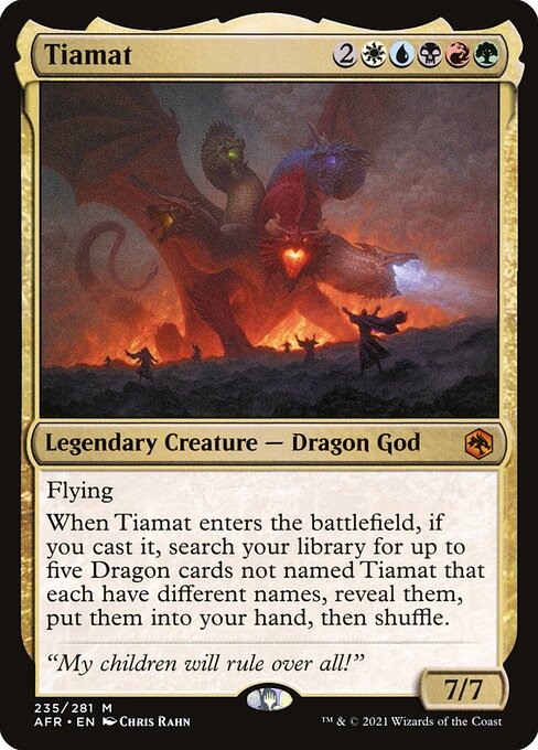 Tiamat (AFR 235) [Adventures in the Forgotten Realms]