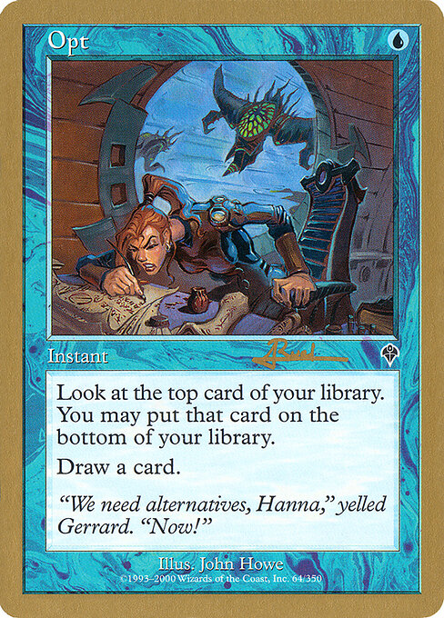 Opt (WC01 ar64) [World Championship Decks 2001]