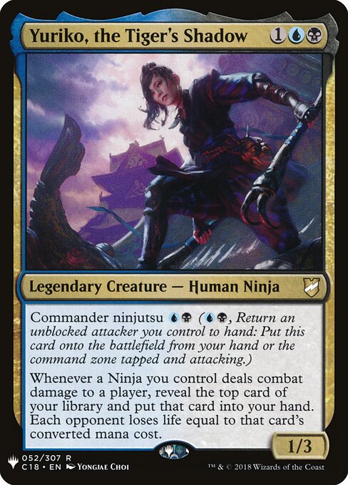 Yuriko, the Tiger's Shadow (PLST C18-52) [The List]