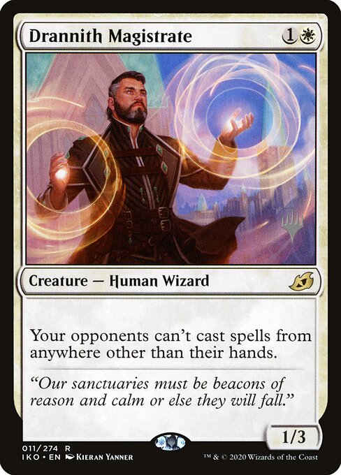 Drannith Magistrate (PIKO 11p) [Ikoria: Lair of Behemoths Promos]