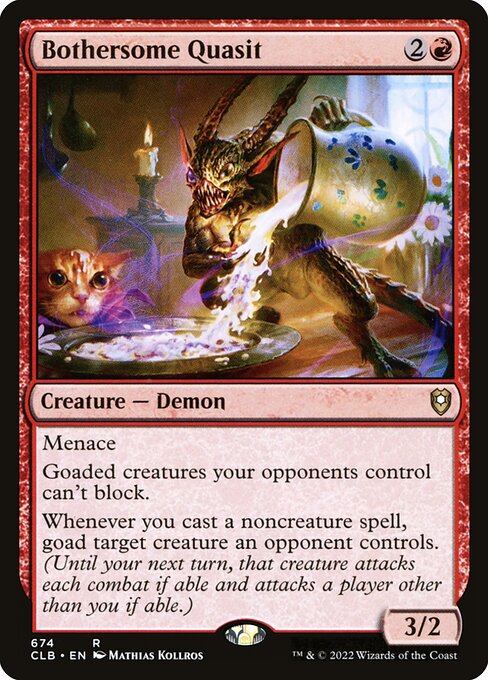 Bothersome Quasit (CLB 674) [Commander Legends: Battle for Baldur's Gate]